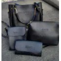 Leather 4Set bag   (Black)