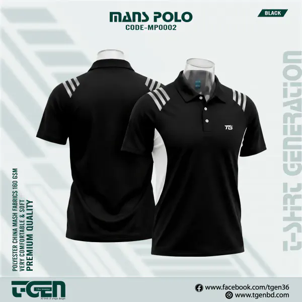 Mash Polo (Black)