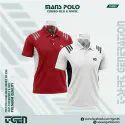 Mash Polo 2 Pcs Combo - Red_White