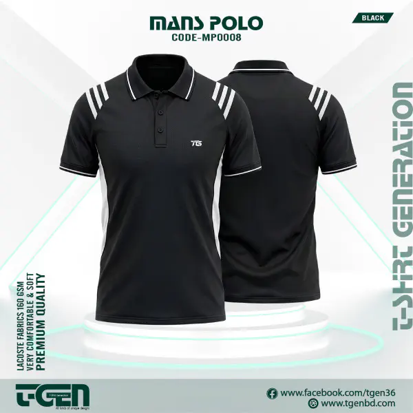 Lacoste Polo T-Shirt (Black)