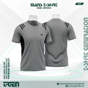 Mesh T-Shirt (Gray)...