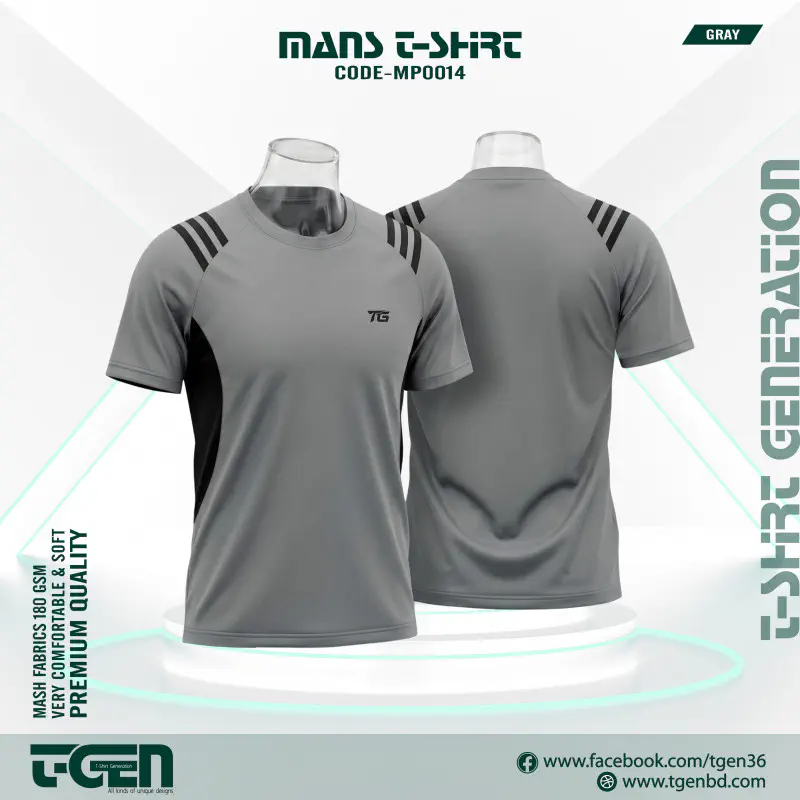 Mesh T-Shirt (Gray)