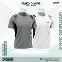Mesh T-Shirt 2 Pcs Combo - Gray_White