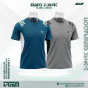 Mesh T-Shirt 2 Pcs Combo - Petrol_Gray