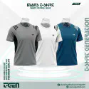Mesh T-Shirt 3 Pcs Combo - Gray_White_Petrol