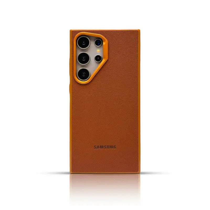 High-End Compatible Vegan Leather Case For Samsung Galaxy S25Ultra S24Ultra S23Ultra S22Ultra 