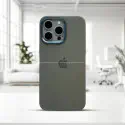 Premium Vegan leather With Camera Metal Bumper Case For iPhone 15 To 16 Pro Max