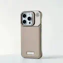 Lens Kickstand Borderless MagSafe Phone Case for iPhone 13To 16 Pro Max