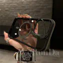 New Metal Camera Stand Case for iPhone
