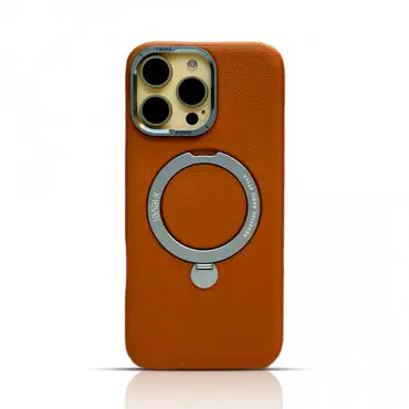 Official X-Level Leather Magnetic Ring Stand Case For iPhone 