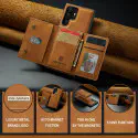 Premium PU Leather Wireless Charging Case For Samsung Galaxy S24Ultra S23Ultra