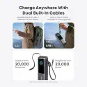 Anker Laptop Power Bank 25K mAh 165W, Built-In and Retractable Cables with Smart Display (A1695).