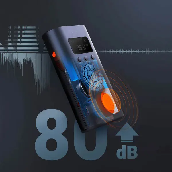 NexTool 6 in 1 Emergency Radio Hand Crank AM FM Portable Weather Radio with 4500mAh Power Bank.