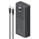 USAMS-AT 65W Yattu Series Fast Charging Kit 30000mAh Power Bank with PD 100W Type-C to Type-C Cable.