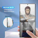 Blueo Full AB Glue 3d Curved Silk Tempered Glass for Galaxy S24 Ultra.