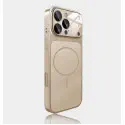 Luxury 17 Series Concept Lens Protection AG Matte Glass MagSafe Case for iPhone