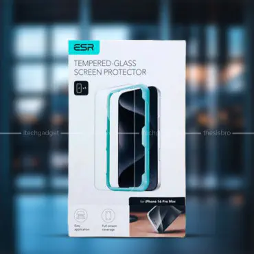 ESR Screen Protector Tempered Glass with Installation Kit For iPhone (1pc)