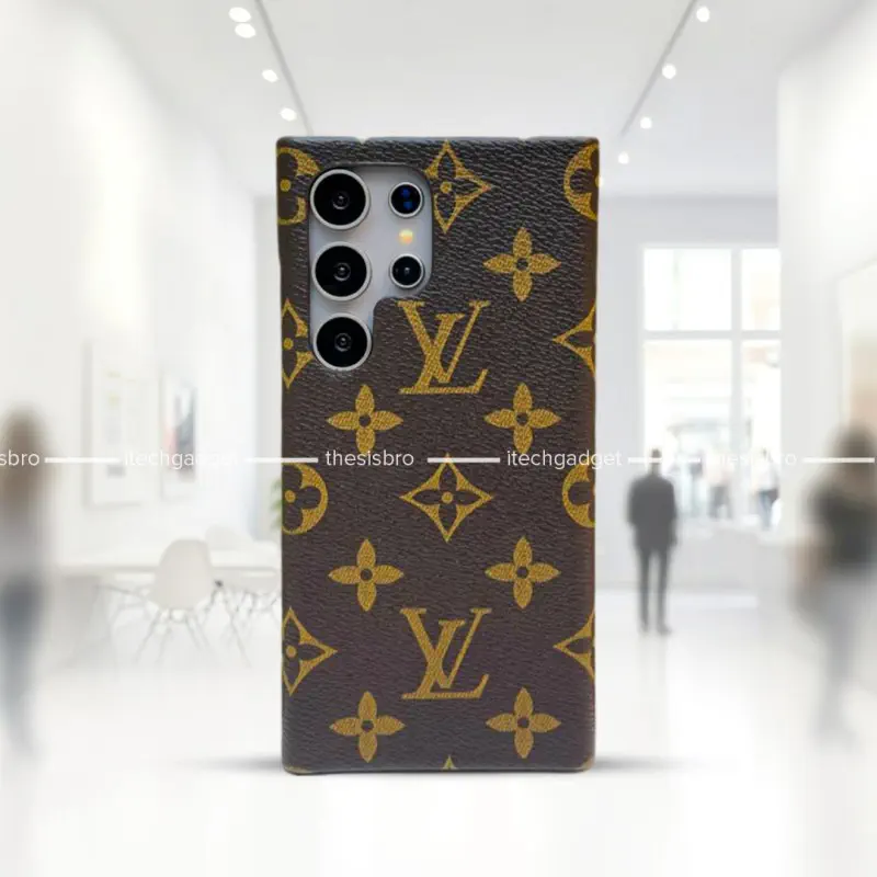 Samsung Galaxy S24Ultra S23Ultra S22Ultra Louis Vuitton LV Leather Case