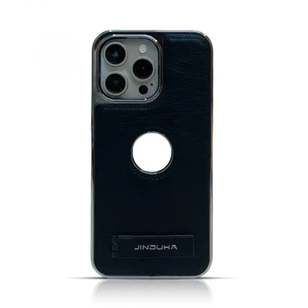 Magsafe supported Pu Leather Kickstand Case For Iphone 12 To 16 Pro Max