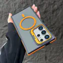  High-End anti-slip strip Contrast color lens holder magnetic Case For Samsung Galaxy Ultra Series 