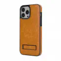 Premium Protection, Quality Design, Comfort Grip PU Leather Magsafe Kickstand Case for iPhone