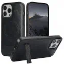 Premium Protection, Quality Design, Comfort Grip PU Leather Magsafe Kickstand Case for iPhone