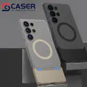 Translucent Hard Matte PC Case For Samsung Galaxy Ultra Series Stitching Case Support Wireless Charging