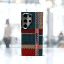 Metal Camera Frame Carbon Fiber Pattern Magnetic Case for Samsung Galaxy Ultra Series 
