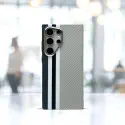 Metal Camera Frame Carbon Fiber Pattern Magnetic Case for Samsung Galaxy Ultra Series 