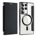 Luxury Business Leather Textured for Samsung Ultra Case Flip Wallet Design Protective Case Magnetic Charging