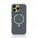 Luxury Carbon Fiber Texture PU Leather Magnetic Phone Case For iPhone 16 Pro Max & 16 Pro Metal Stand Protective Cover