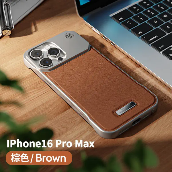  Frameless Design with Aromatherapy Hot Leather Magnetic Phone Case For iPhone 