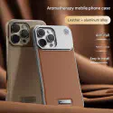  Frameless Design with Aromatherapy Hot Leather Magnetic Phone Case For iPhone 