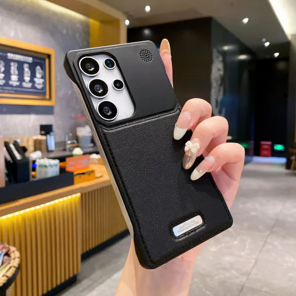 Borderless Perfume Leather Aromatherapy Magnetic Case For Samsung Galaxy  S25 Ultra S24 Ultra S23 Ultra
