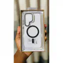 Anti Yellow Crystal Clear Camera Stand Windows Protective Case For Samsung Galaxy