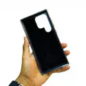Suitable all-inclusive Bracket Electroplated Business Leather Case For Samsung Galaxy S25 S24 S23 S22 Ultra 
