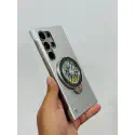 Luxury Frameless Alloy Wheel Design Shockproof Case with Ring Stand For Samsung Galaxy