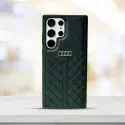 Luxury Audi Leather Back Cover Case for Samsung Galaxy Ultra Series