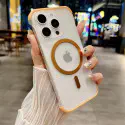 Luxury Frameless Slim Heat Radiation Airbag Bumper Matte Magsafe Supported Case for iPhone