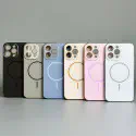 Dekex Hard PC Polycarbonate  Attached Lens Protector Magnetic Ring Design Case For iPhone 12 To 16 Pro Max 