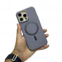 Metal Camera Frame Strong Magnetic PU Leather Case For iPhone 