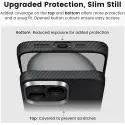Pitaka Classic Ultra-Slim Case for iPhone 16 Pro Max / 16 Pro -Black/Grey (Twill)