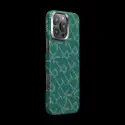 Pitaka Gold Green Classic Monogram Tactile Woven Case for iPhone 16 Pro & 16 Pro Max
