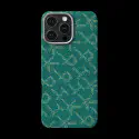 Pitaka Gold Green Classic Monogram Tactile Woven Case for iPhone 16 Pro & 16 Pro Max