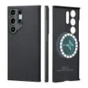 Pitaka MagEZ Case 4 Case-Less Thin Case for Galaxy S24 Ultra -Black (Twill)