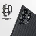 Pitaka MagEZ Case 4 Case-Less Thin Case for Galaxy S24 Ultra -Black (Twill)