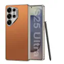 Luxury Aesthetics Leather,Textured Lychee,Textured Slim Plated Protection Phone Case For Samsung  Galaxy