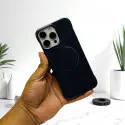 Luxury Frameless Magsafe Supported Carbon Fiber Case For Iphone