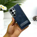 Luxury Leather Electroplating Kickstand Case For Samsung Galaxy Ultra Series