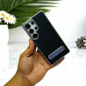 Luxury Leather Electroplating Kickstand Case For Samsung Galaxy Ultra Series
